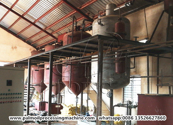 5tpd palm oil refinery and fractionation plant project in Harcourt Nigeria