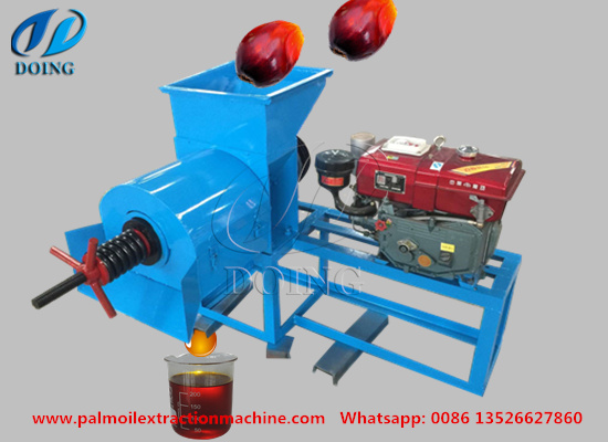 Working principle of palm oil press machine and attention when operation