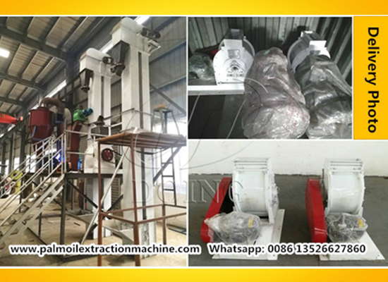 Small scale palm kernel cracker and separater machine will be shipped to Uganda