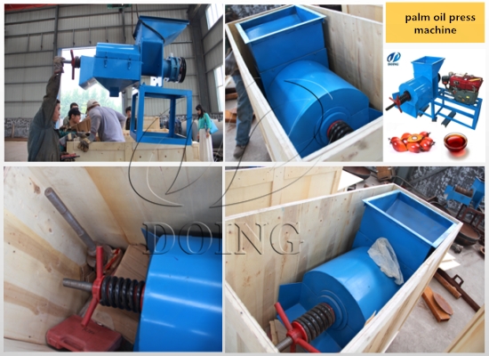 Nigerian customer bought palm oil expeller machine from Henan Doing Company and paied in full