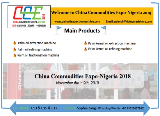 Henan Doing Company will go to China Commodities Expo-Nigeria on 6th-9th November 2019