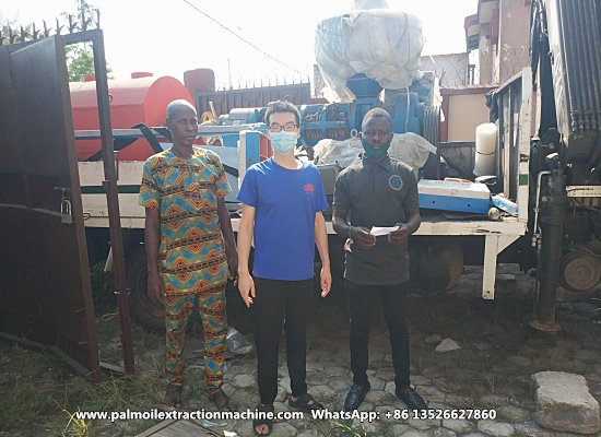 The 500kg/h small palm kernel oil processing machine ordered by Nigerian customer have finished delivery