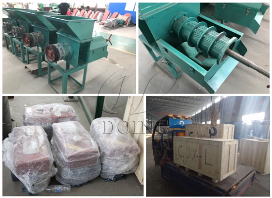 Liberian customer purchased a diesel engine palm oil pressing machine from Henan Glory company!