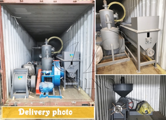 Small scale palm kernel oil processing machine will be shipped to Australia