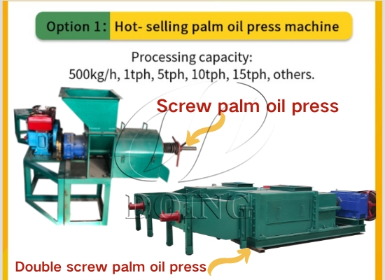 Operation video of screw palm oil expeller machine and double screw palm oil expeller machine (Option 1)