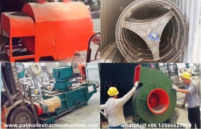 The delivery picture of our palm oil and palm kernel oil production machines.jpg