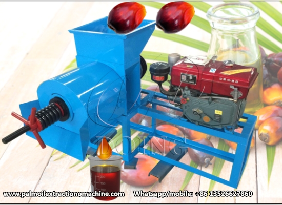 A Colombian customer successfully ordered a 500kg/h palm oil press equipment from Henan Doing Company