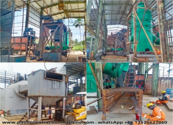 5tph palm oil processing machines project successfully installed in Liberia