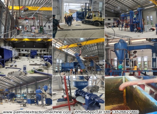 2tph Palm Oil Processing Equipment and Palm Kernel Oil Extraction Machine Project in Nigeria
