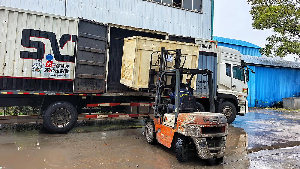 Dispatch Notice: 1tph Oil Palm Processing Machines on Its Way to Nigeria