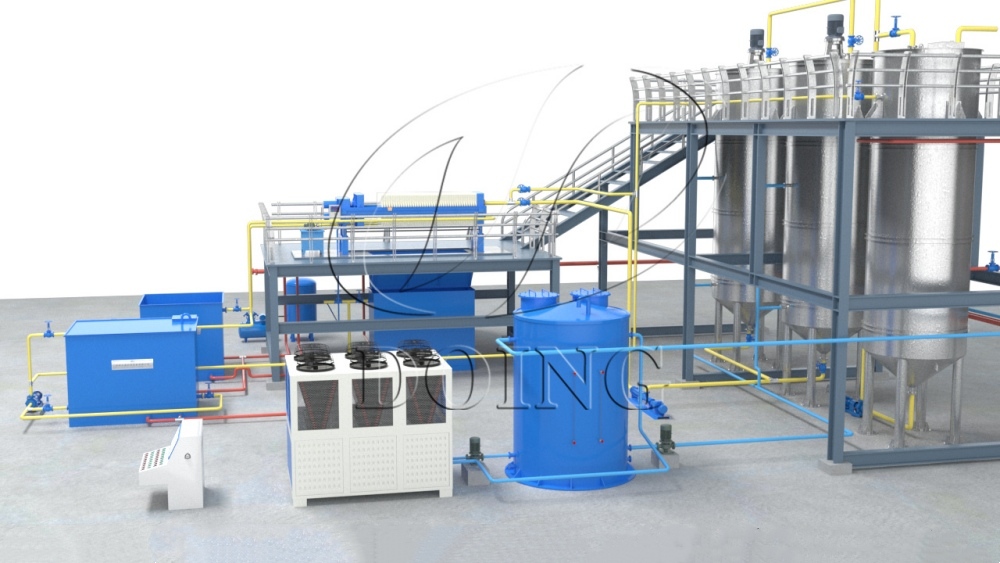 Palm oil fractionation equipment