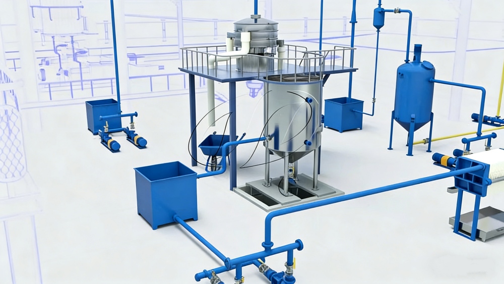 Crude palm oil clarification equipment