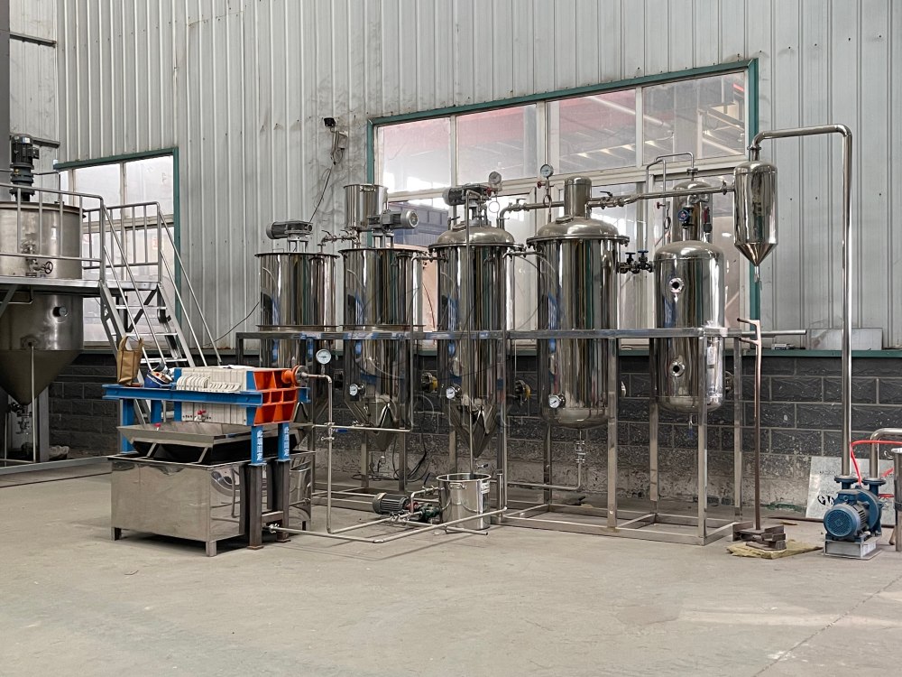 Electric heating palm oil refinery equipment