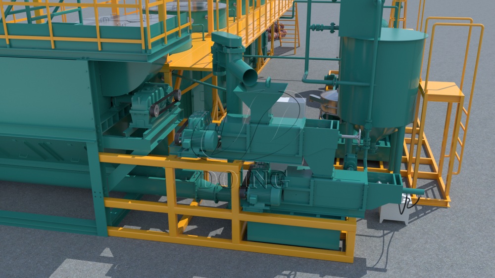 Palm fruit thresher and oil presser