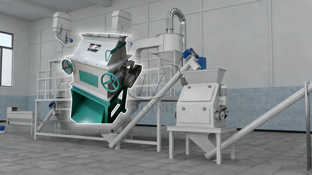 Palm kernel crusher