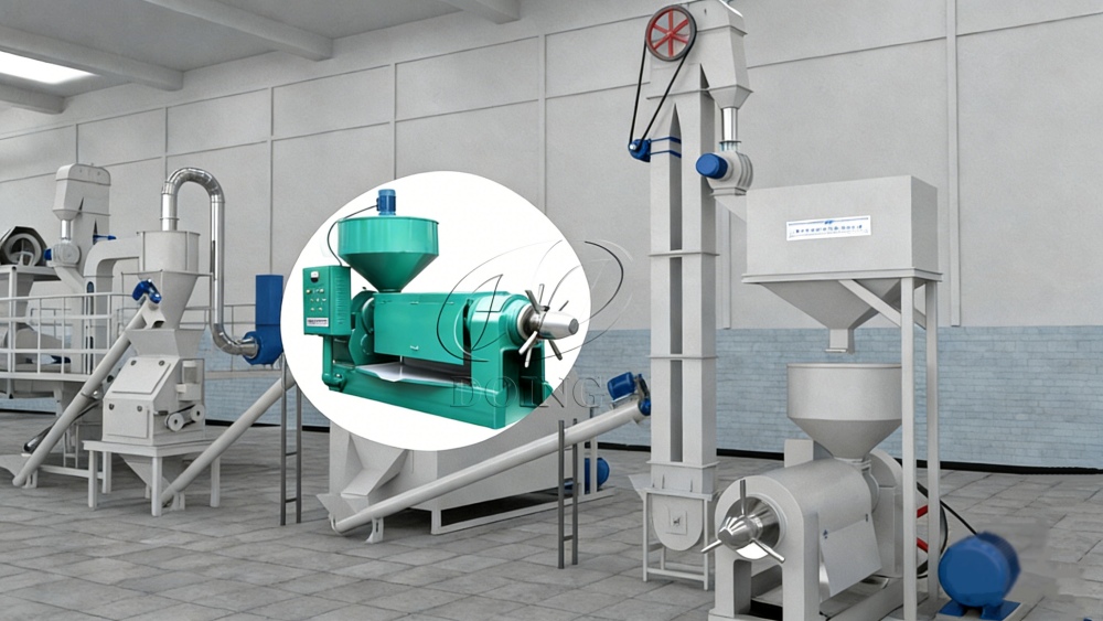 Palm kernel oil presser