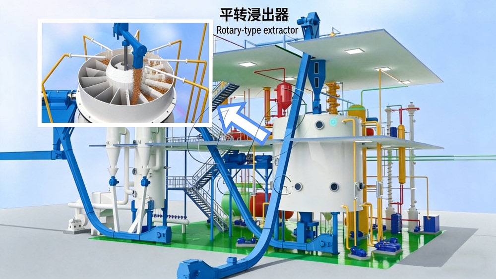 Rotary-type extractor