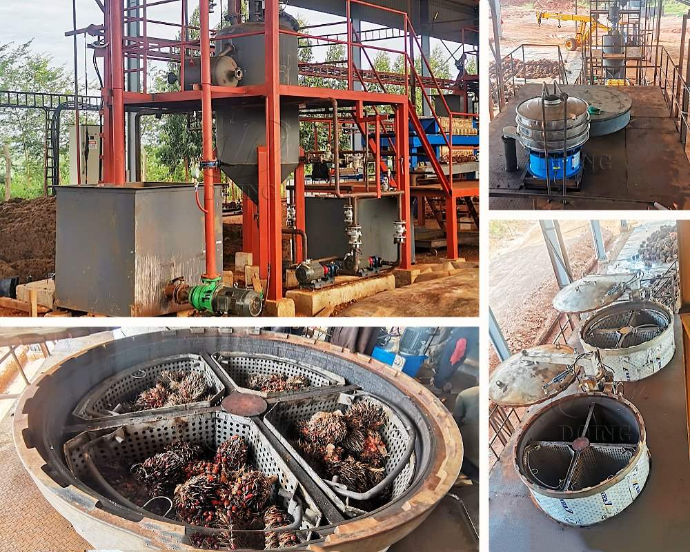 3tph small scale palm oil mill plant in Uganda