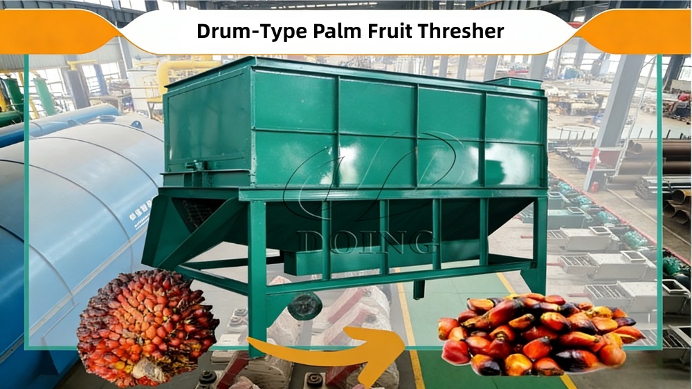 palm fruit thresher