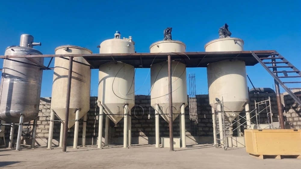10 TPD palm oil refining and fractionation plant