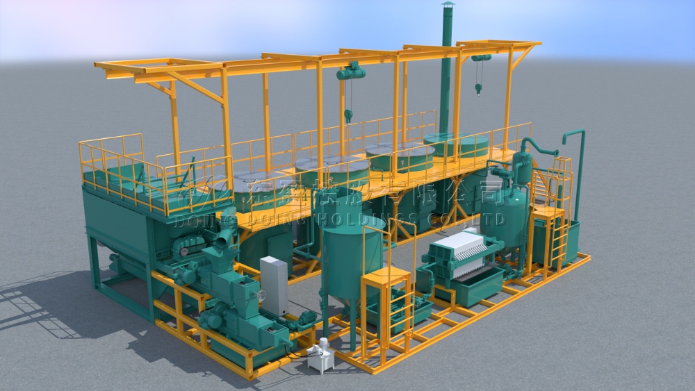1tph palm oil processing machine
