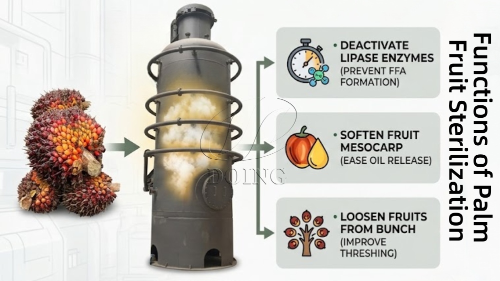 palm oil sterilization