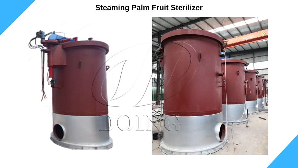 palm fruit sterilization tank