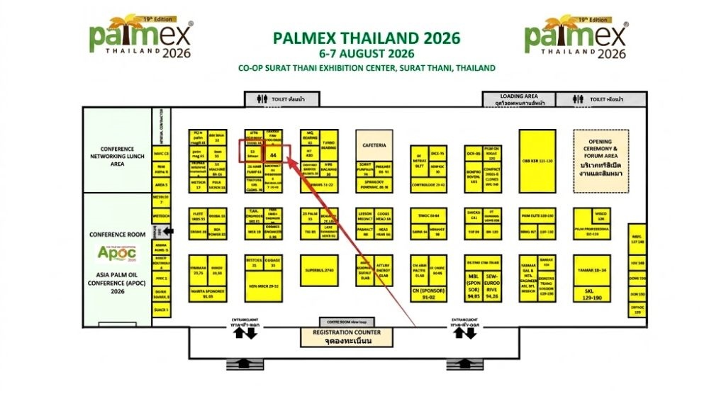 Booth layout map