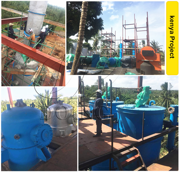 palm oil refinery and fractionation plant