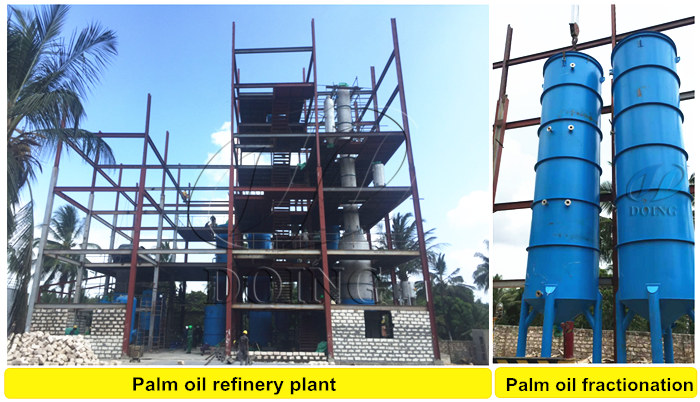 palm oil refinery plant 