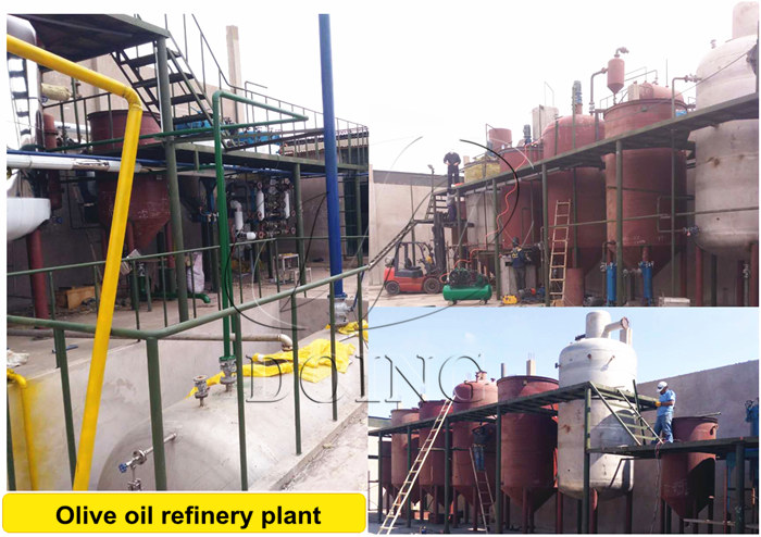 olive oil refinery plant 