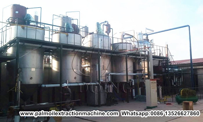 olive oil refinery plant 
