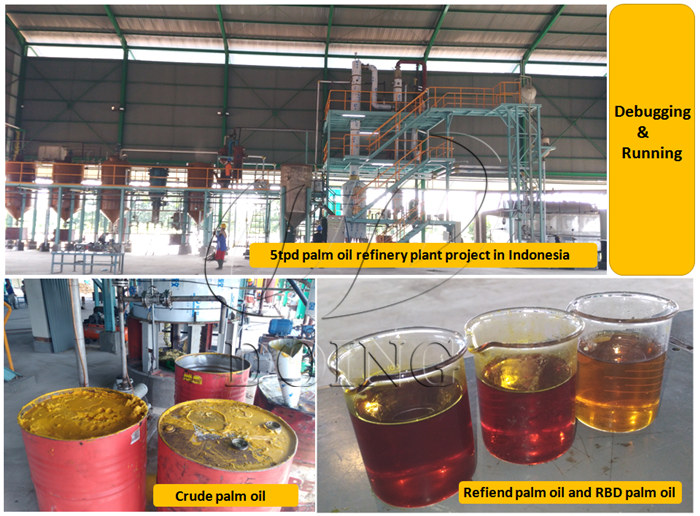 palm oil refinery plant 