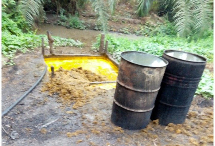 palm oil extraction process 