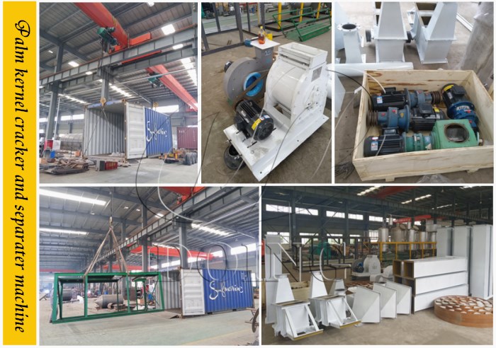 palm kernel cracker and separater machine 