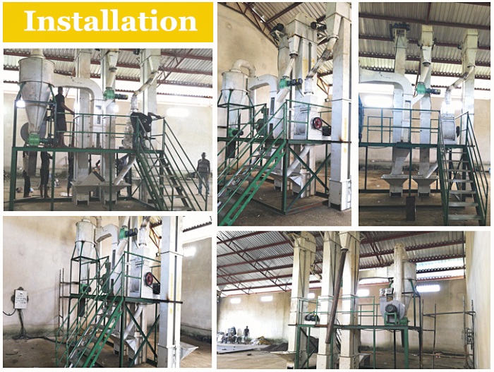 palm kernel crushing and separating machine