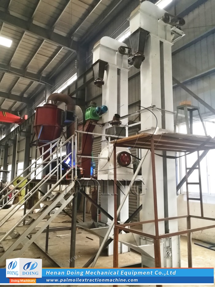 palm kernel cracking and separating machine