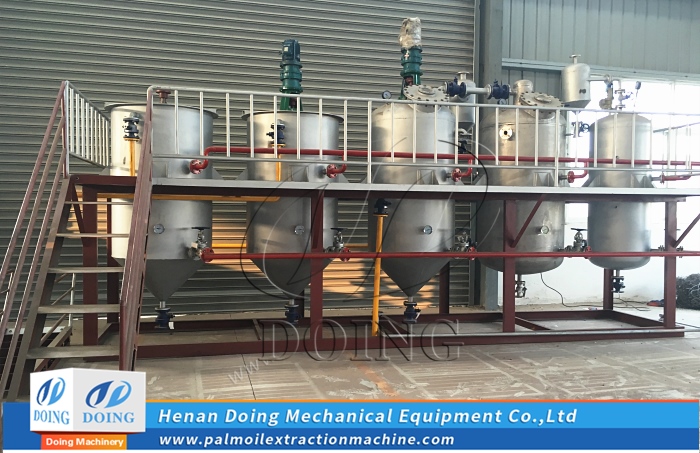 palm oil refining machine