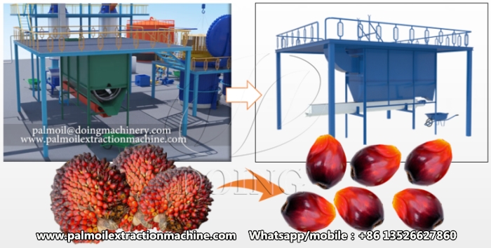 palm fruit thresher machine 