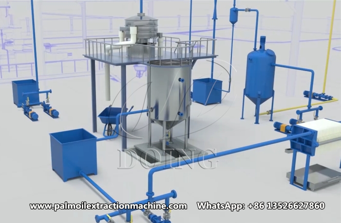 palm oil filtration steps