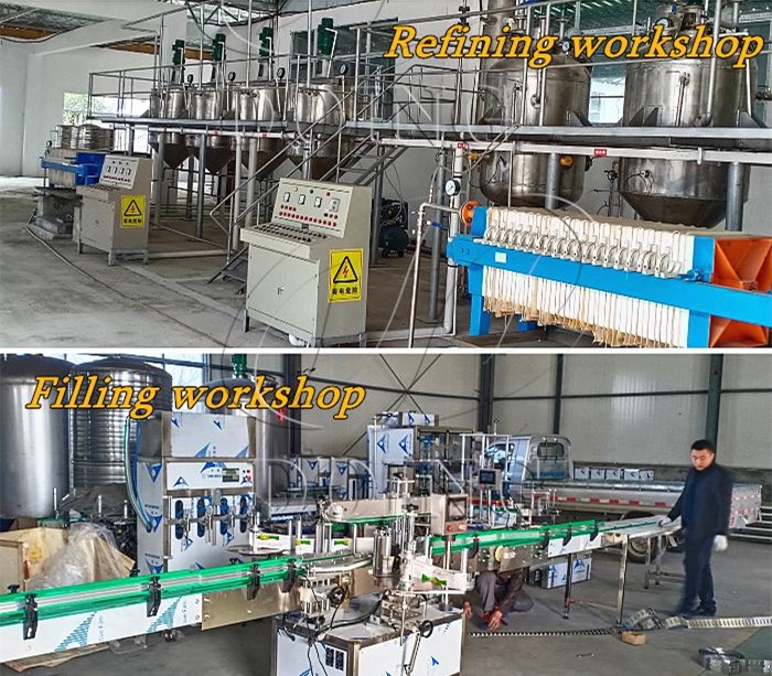 palm oil refining and filling equipment