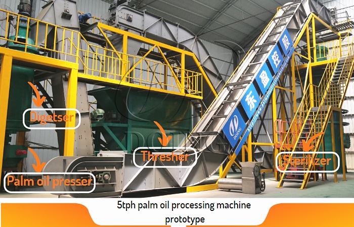 small scale palm oil processing machine