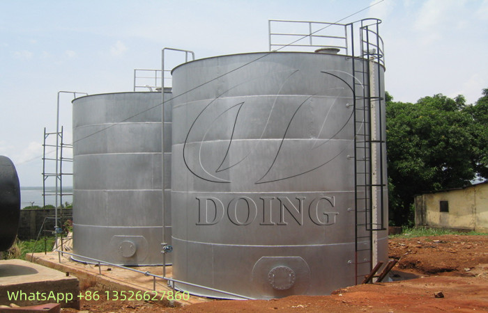 palm oil storage tank
