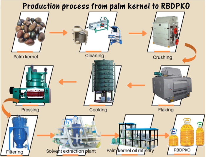 palm kernel oil processing process and equipment