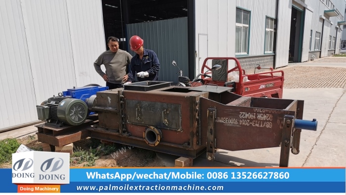double screw palm oil press