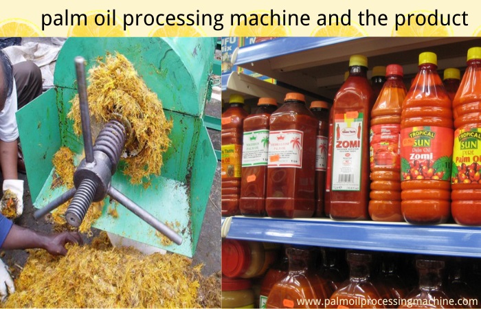 palm oil processing machine and product