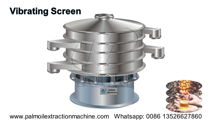 Vibrating screen for clarifying crude palm oil.jpg