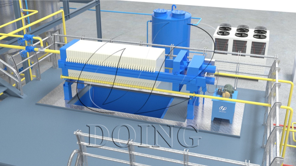 Membrane press filter