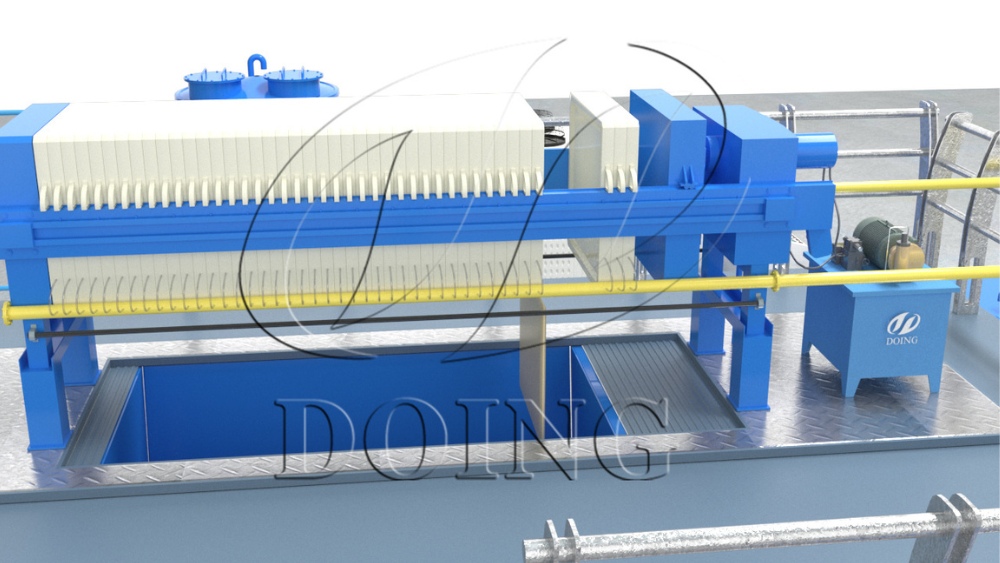 Membrane press filter