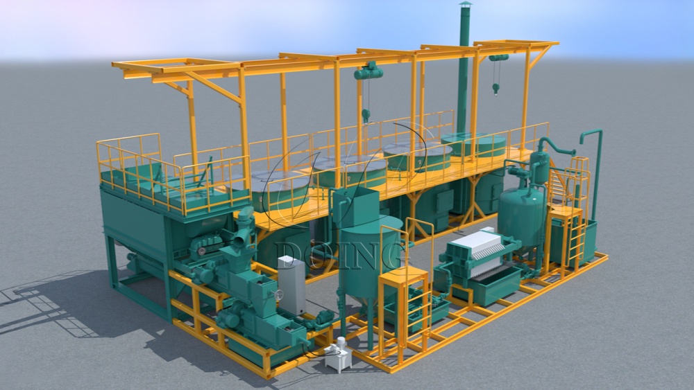 1 TPH integrated palm oil processing line